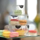 Macarons prepared as favors for a wedding at Hotel Arts Kensington, Calgary, AB