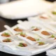 Canapes prepared for group dinner, Oxbow, Hotel Arts Kensington, Calgary, AB