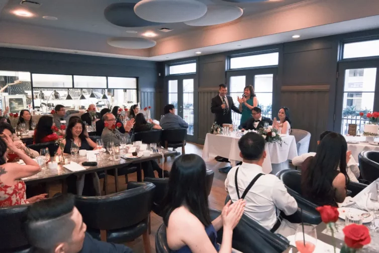 Wedding celebrations at Oxbow, Hotel Arts Kensington, Calgary, AB